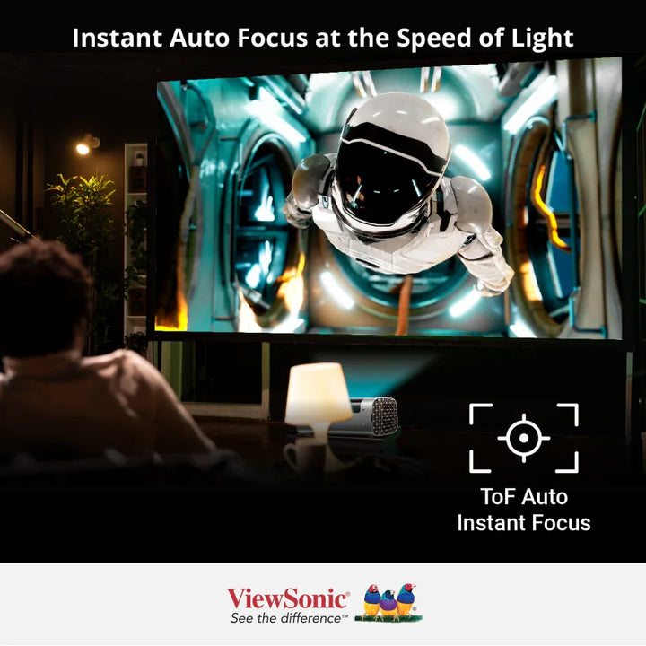 ViewSonic M10 Portable RGB Laser Smart Projector with Harman Kardon Speaker - ViewSonic Store