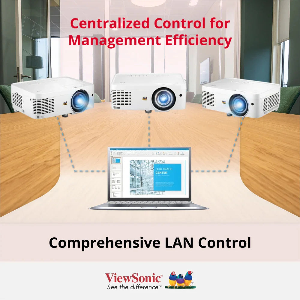 ViewSonic LSD300W-ST 3,300 ANSI Lumens WXGA Short Throw LED Projector - ViewSonic Store