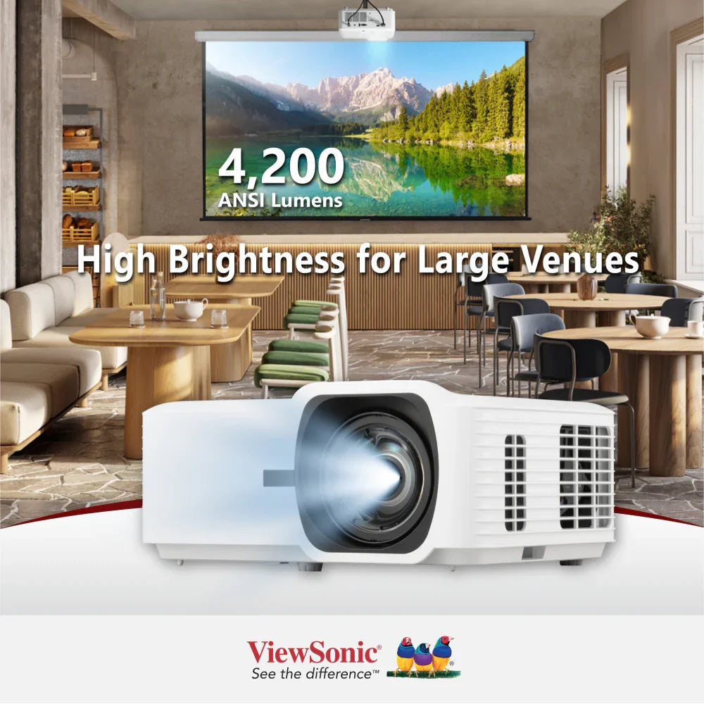 ViewSonic LS711HD 4,200 ANSI Lumens 1080p Short Throw Laser Installation Projector - ViewSonic Store