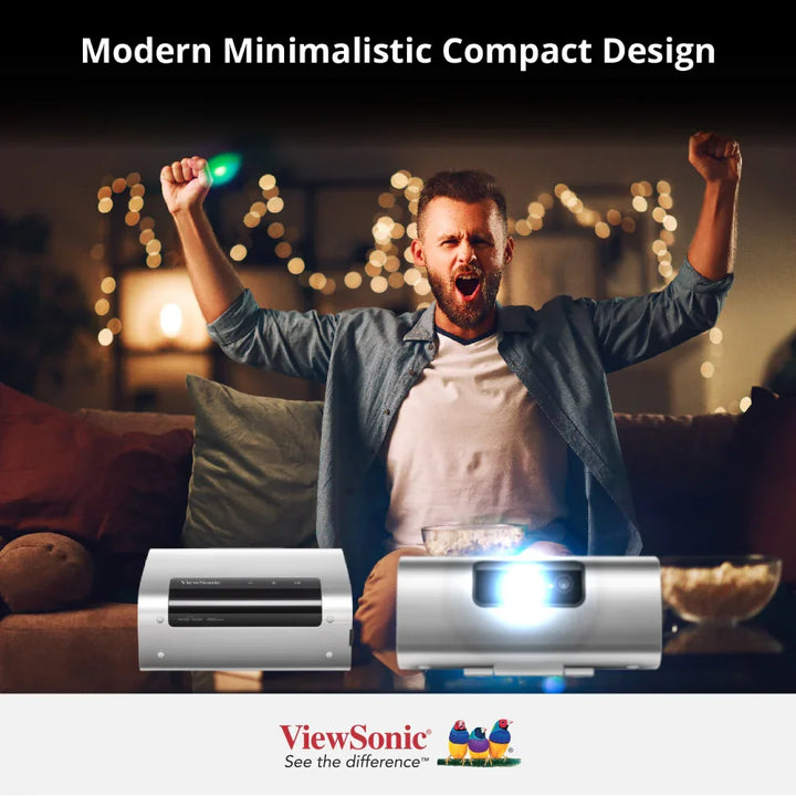 ViewSonic M10 Portable RGB Laser Smart Projector with Harman Kardon Speaker - ViewSonic Store