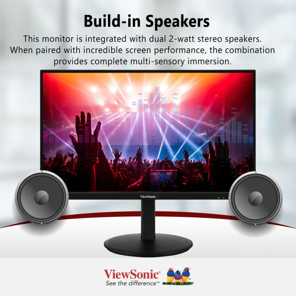 ViewSonic VG2409-MHU 24" Full HD USB-C Monitor with Dual Speakers - ViewSonic Store