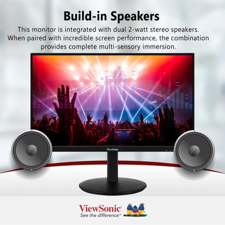 ViewSonic VG2409-MHU 24" Full HD USB-C Monitor with Dual Speakers - ViewSonic Store