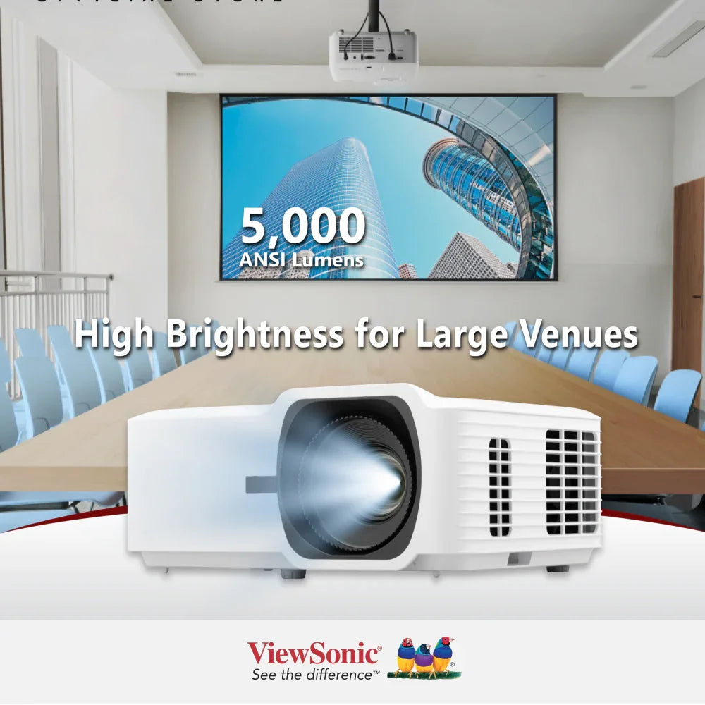 ViewSonic LS740W 5,000 ANSI Lumens WXGA Laser Installation Projector - ViewSonic Store