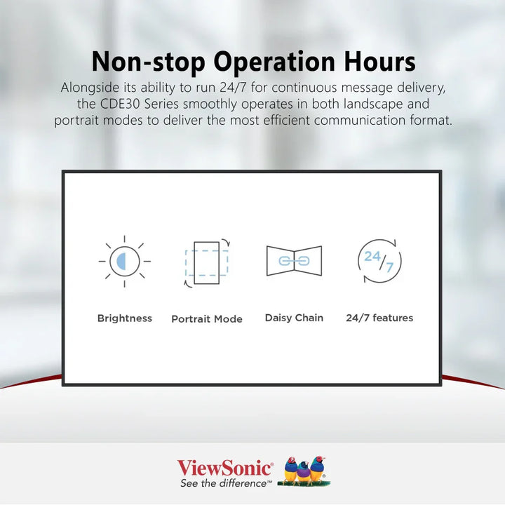 ViewSonic 65" CDE6530 Commercial Display 4K 3840 x 2160 - ViewSonic Store