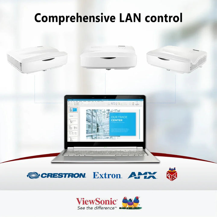 ViewSonic LS832WU 5,000 ANSI Lumens WUXGA Ultra Short Throw Laser Installation Projector - ViewSonic Store