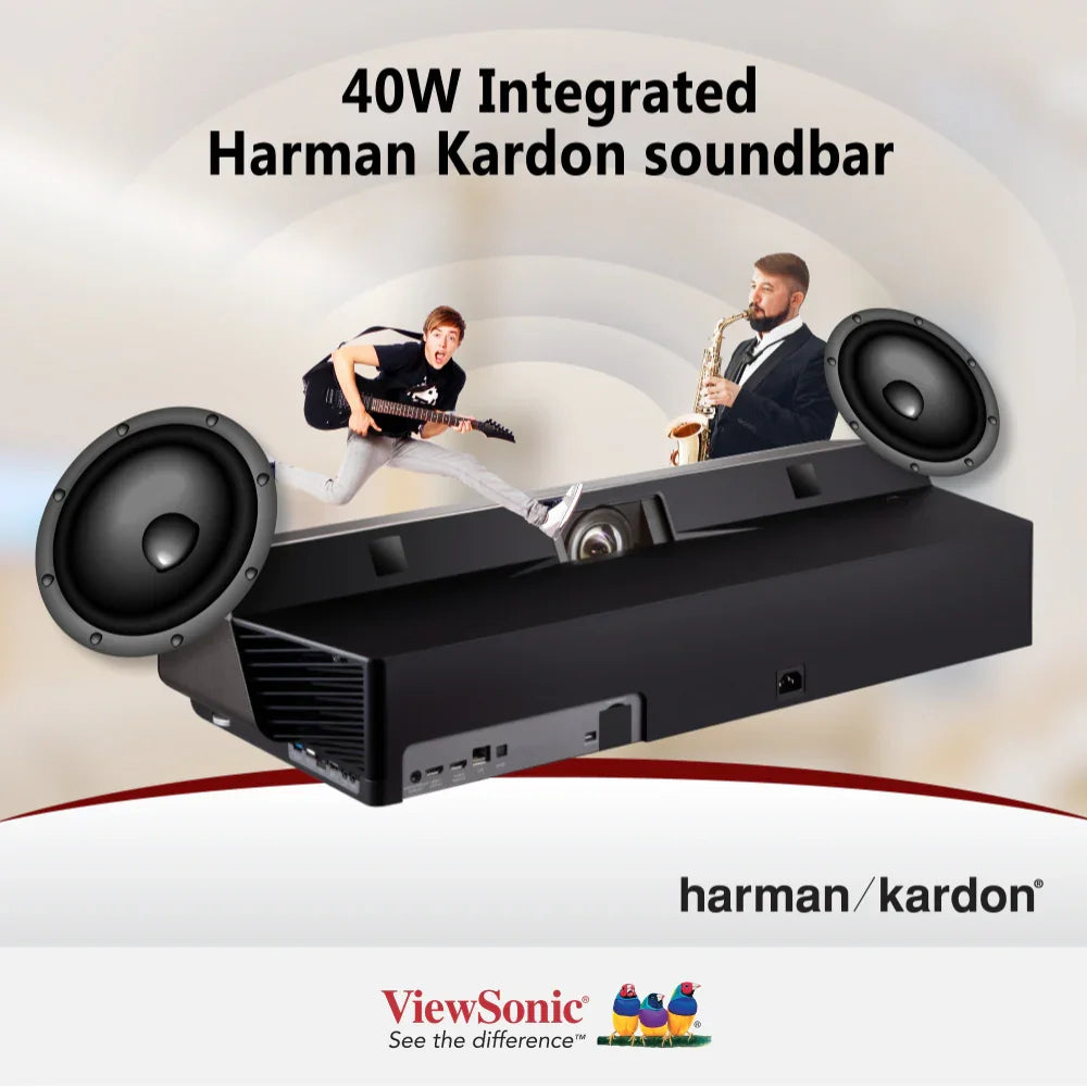 ViewSonic X1000-4K+ 4K UHD Ultra Short Throw LED Projector 3840 x 2160 - ViewSonic Store