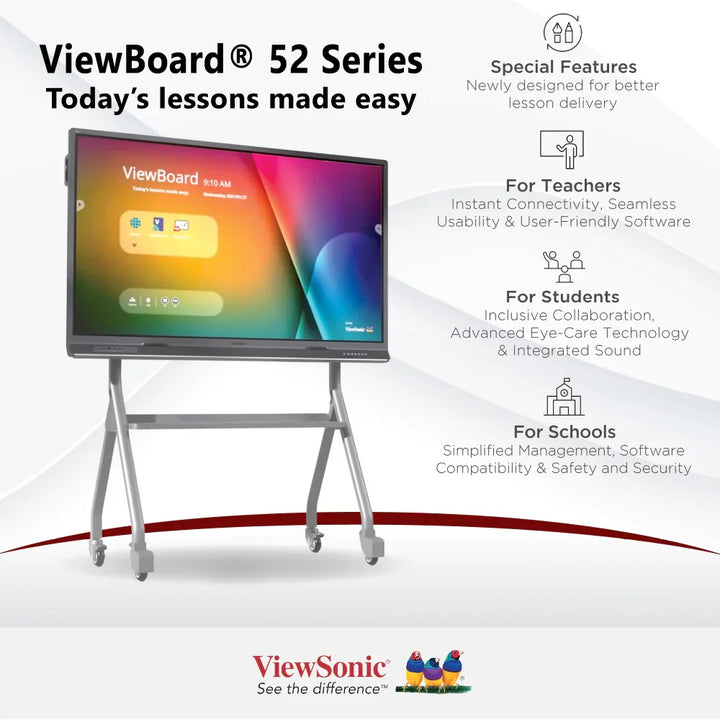 ViewSonic 75" IFP7552-1A Interactive Display 4K ViewBoard 3840 x 2160 - ViewSonic Store