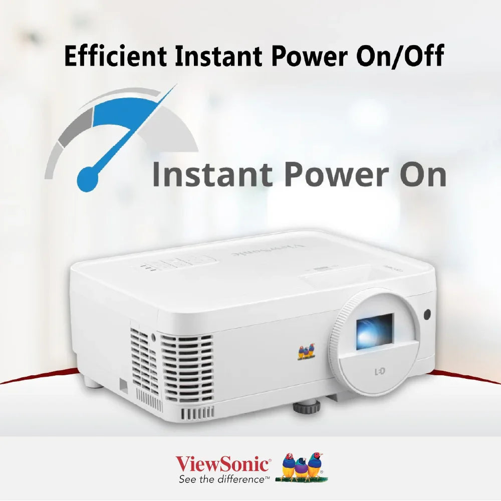 ViewSonic LS500WHE WXGA 3000 ANSI Lumen Lamp Free 3rd Gen LED Projector - ViewSonic Store