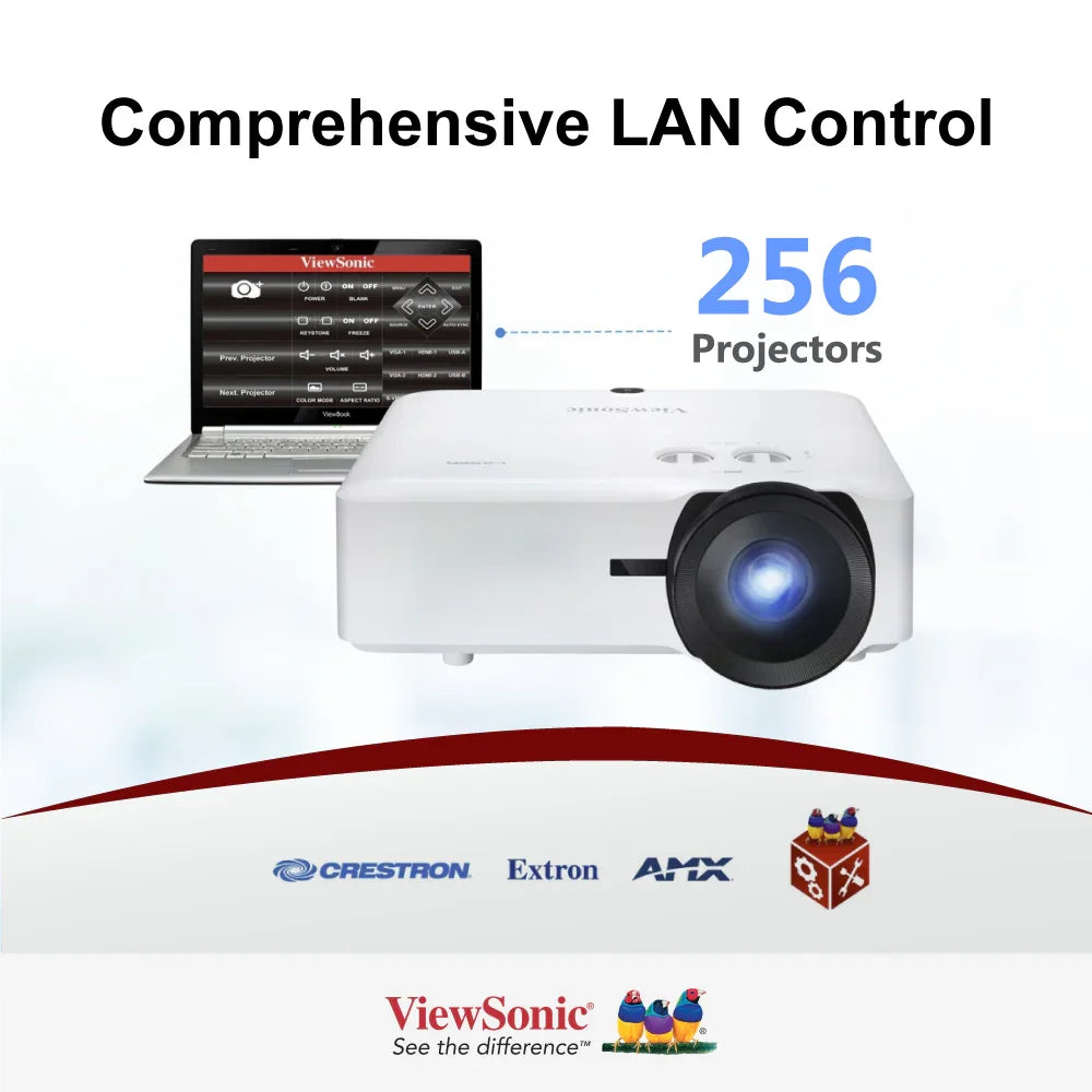 ViewSonic LS920WU 6000 ANSI Lumens WUXGA Laser Projector 1920 x 1200 - ViewSonic Store
