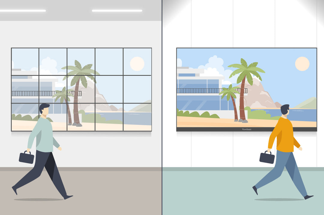 Direct view LED video wall vs LCD video wall: What’s the difference?