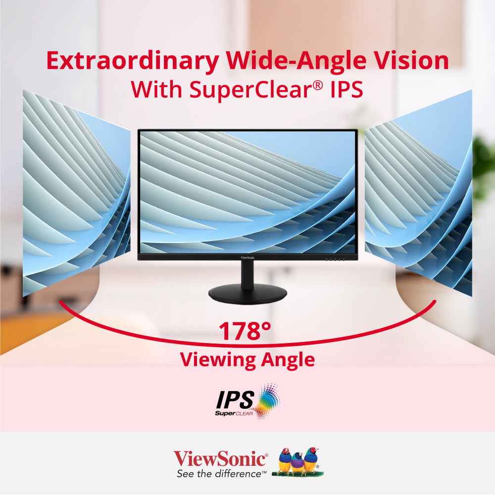 ViewSonic VG2709-2K-MHDU 27” QHD Monitor with Dual Speakers