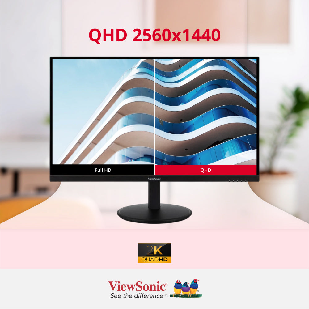 ViewSonic VG2709-2K-MHDU 27” QHD Monitor with Dual Speakers