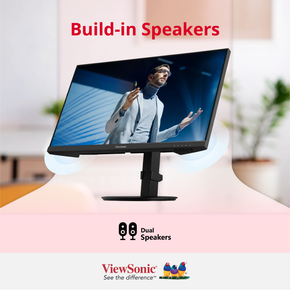 ViewSonic VG2709-2K-MHDU 27” QHD Monitor with Dual Speakers