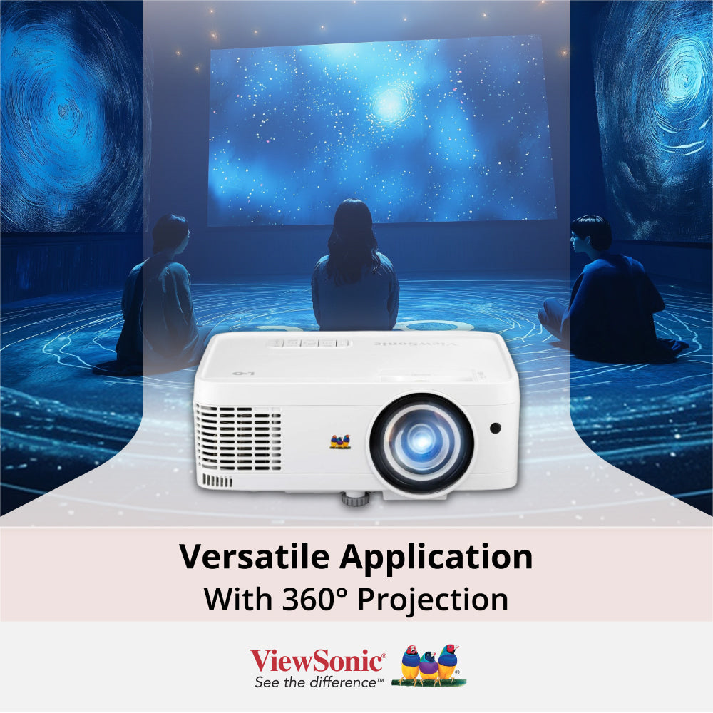 ViewSonic LSD300W-ST 3,300 ANSI Lumens WXGA Short Throw LED Projector
