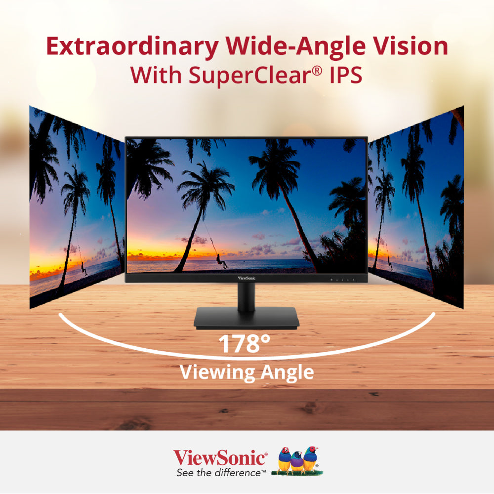 ViewSonic VA240-H 24” Full HD Monitor 100Hz Fast 1ms Response Time\