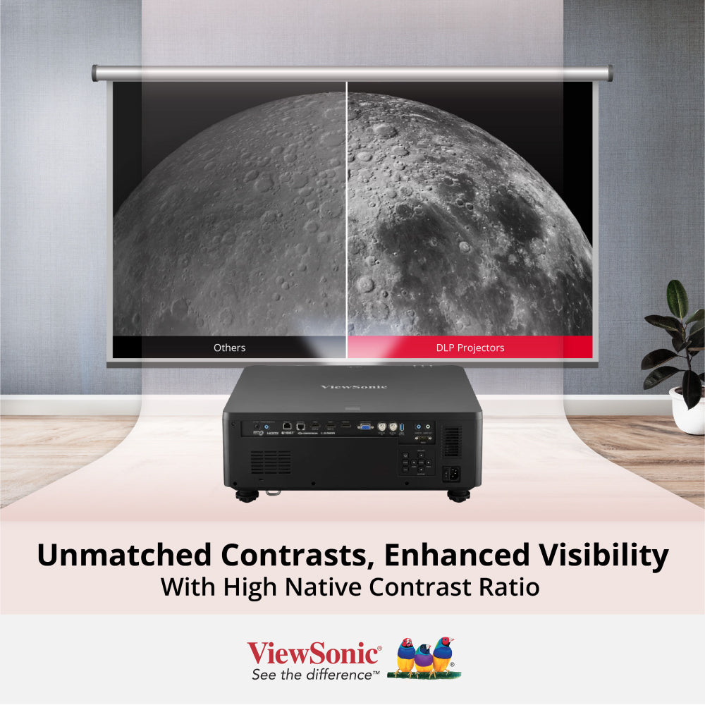 ViewSonic LS951WU 8,000 ANSI Lumens Short Throw WUXGA Laser Installation Projector