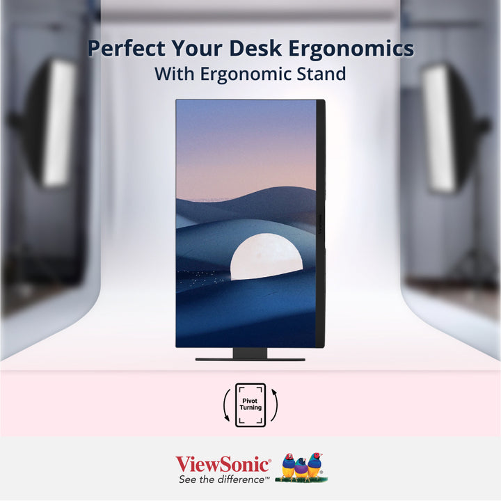 ViewSonic VP2788-5K 27" 5K Mac Compatible Monitor with 100W Thunderbolt 4