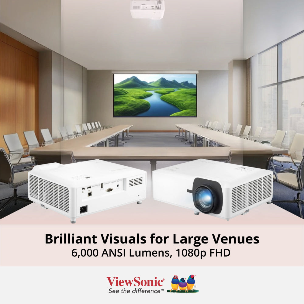 ViewSonic LS901HD 6,000 ANSI Lumens 1080p Laser Installation Projector