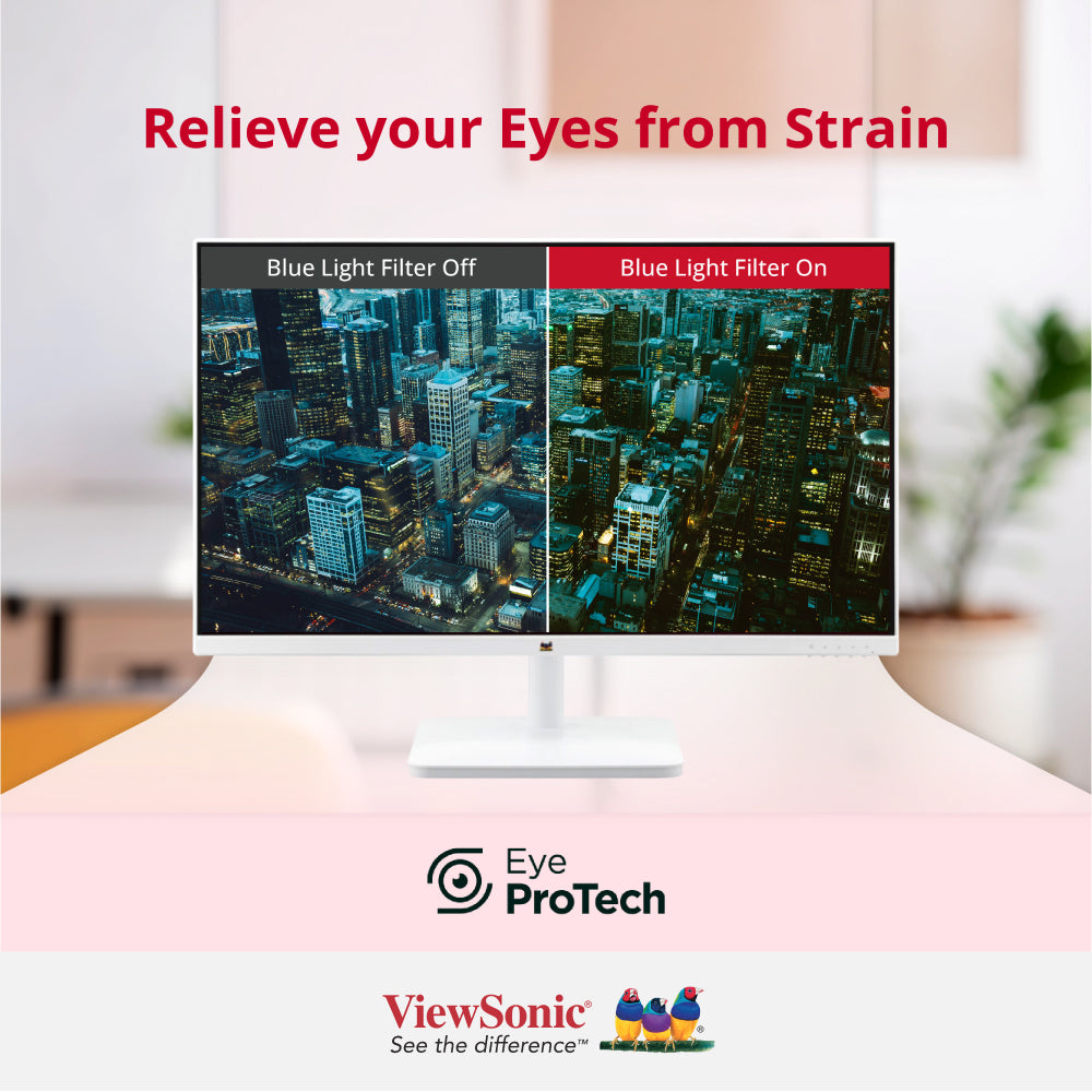 ViewSonic VA2732-MH-W 27” Full HD Monitor with Built-in speakers