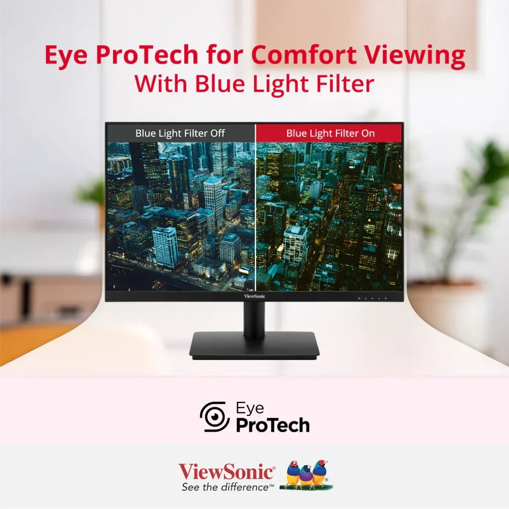 ViewSonic VA240A-H 24” Full HD Monitor 100Hz Fast 1ms Response Time