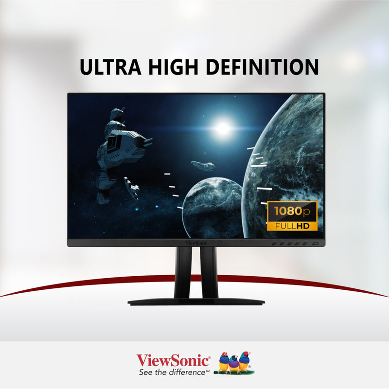 ViewSonic VP2456 24" FHD Pantone Validated 100% sRGB & Factory Pre-Calibrated Monitor with 60W USB-C