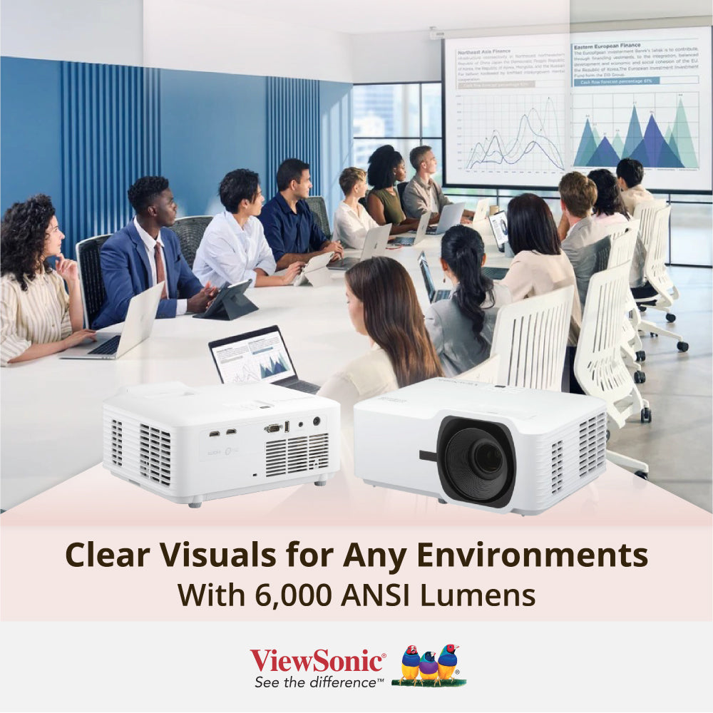 ViewSonic LSD600W 6,000 ANSI Lumens WXGA Laser Installation Projector