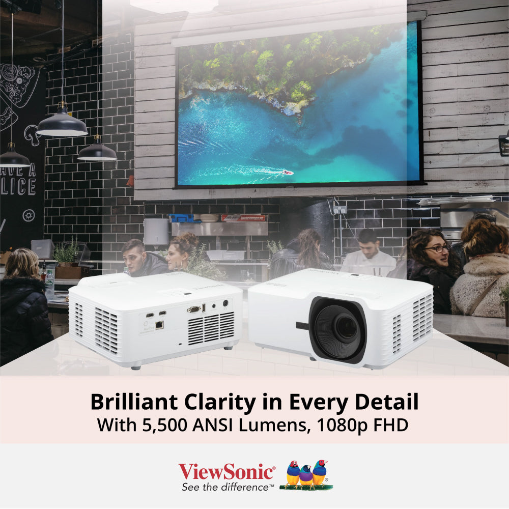 ViewSonic LSD500HD 5,500 ANSI Lumens 1080p Laser Installation Projector