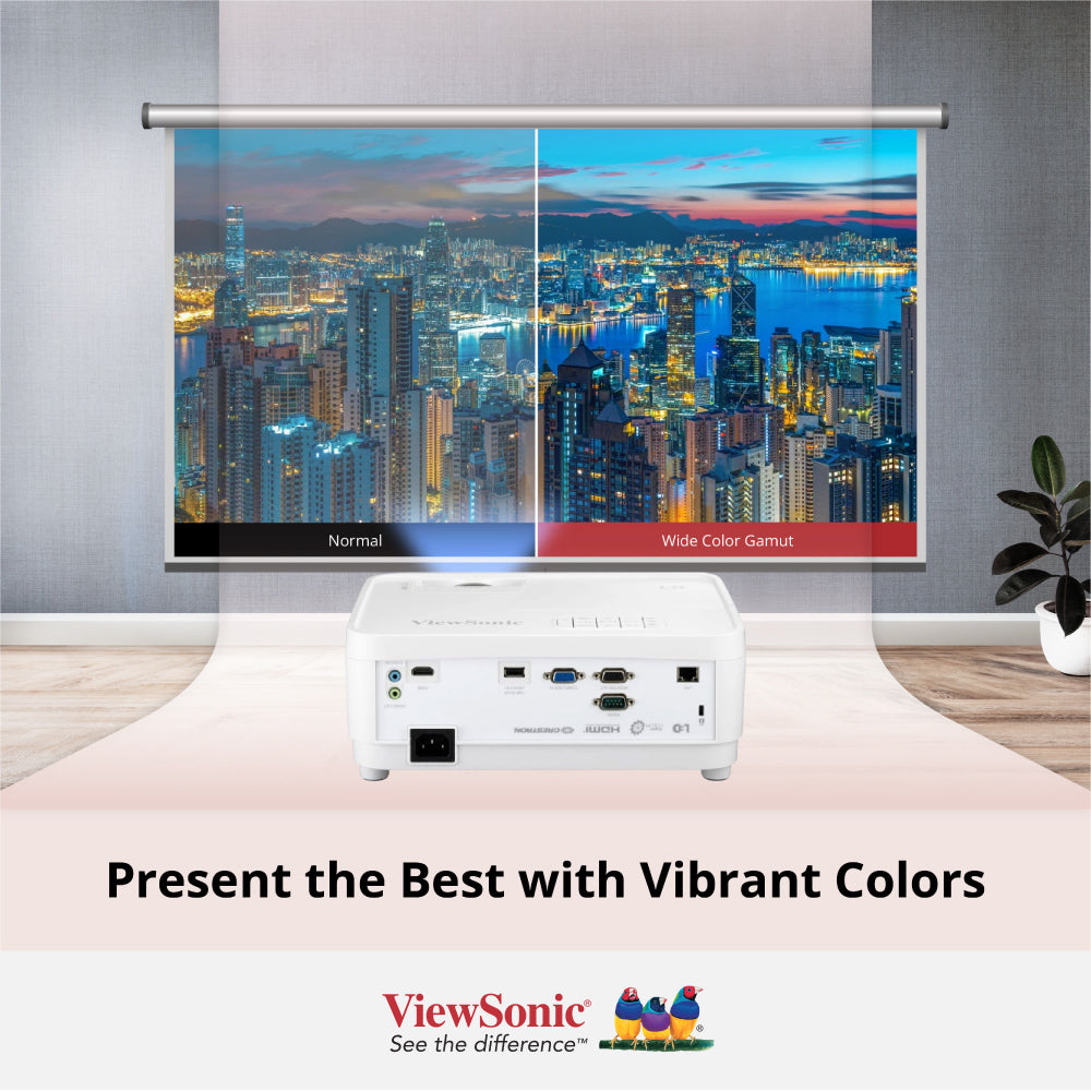 ViewSonic LSD300W-ST 3,300 ANSI Lumens WXGA Short Throw LED Projector