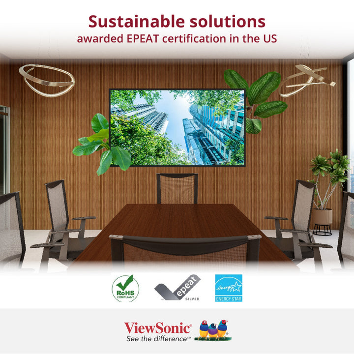 ViewSonic 43" CDE4330 Presentation Display 4K 3840 x 2160