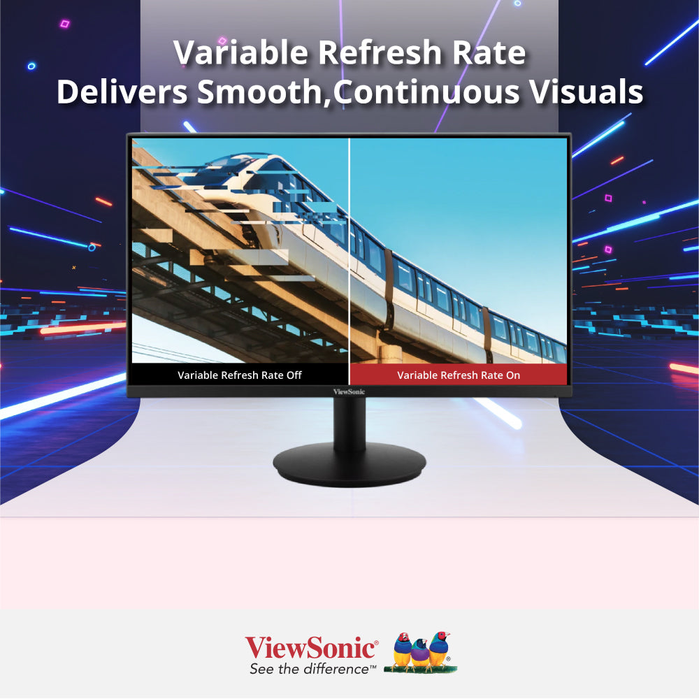ViewSonic VA24G1-H 24" Full HD 144Hz Monitor with Fast 1ms Response Time
