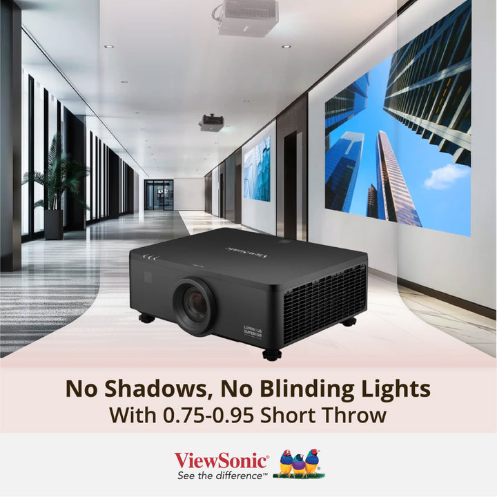 ViewSonic LS951WU 8,000 ANSI Lumens Short Throw WUXGA Laser Installation Projector