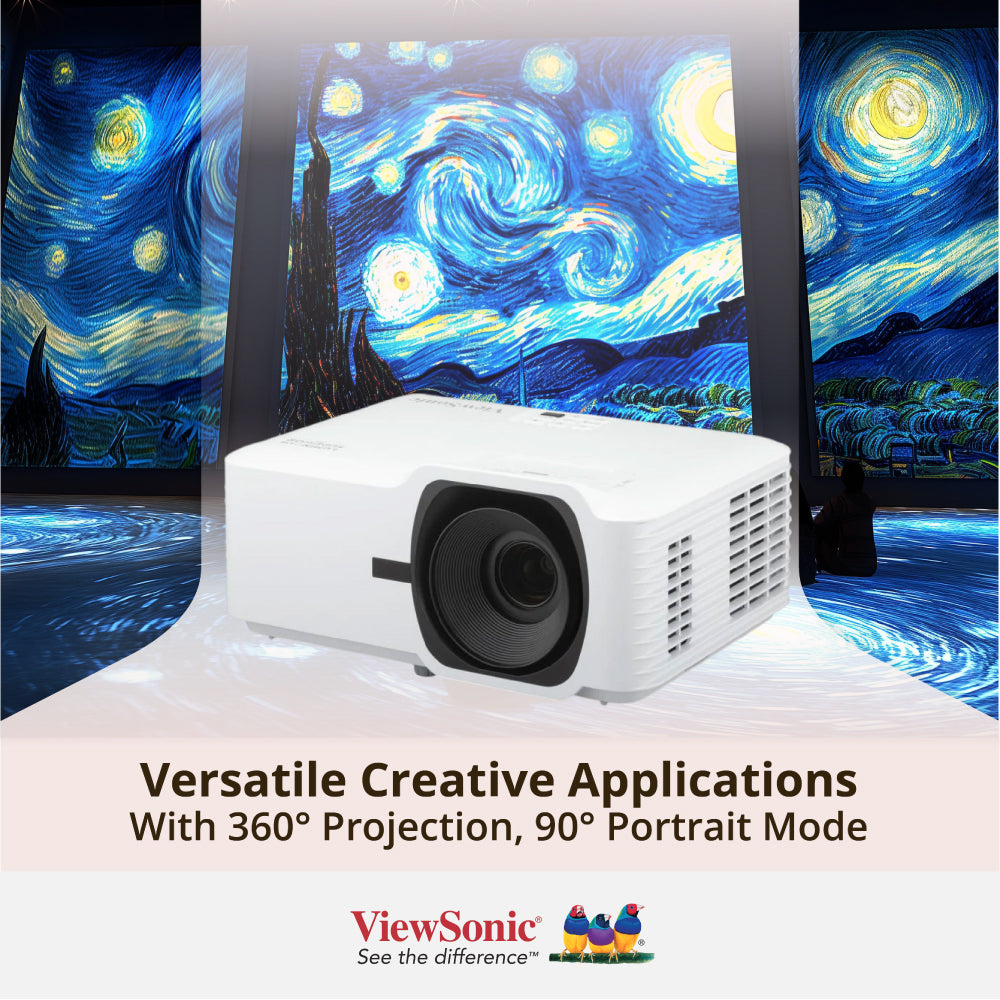 ViewSonic LSD600W 6,000 ANSI Lumens WXGA Laser Installation Projector