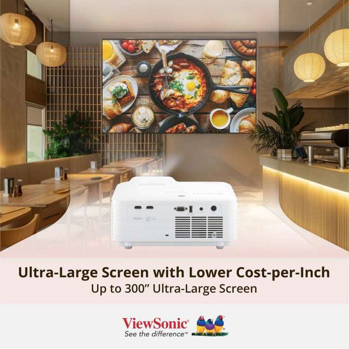 ViewSonic LSD600W 6,000 ANSI Lumens WXGA Laser Installation Projector