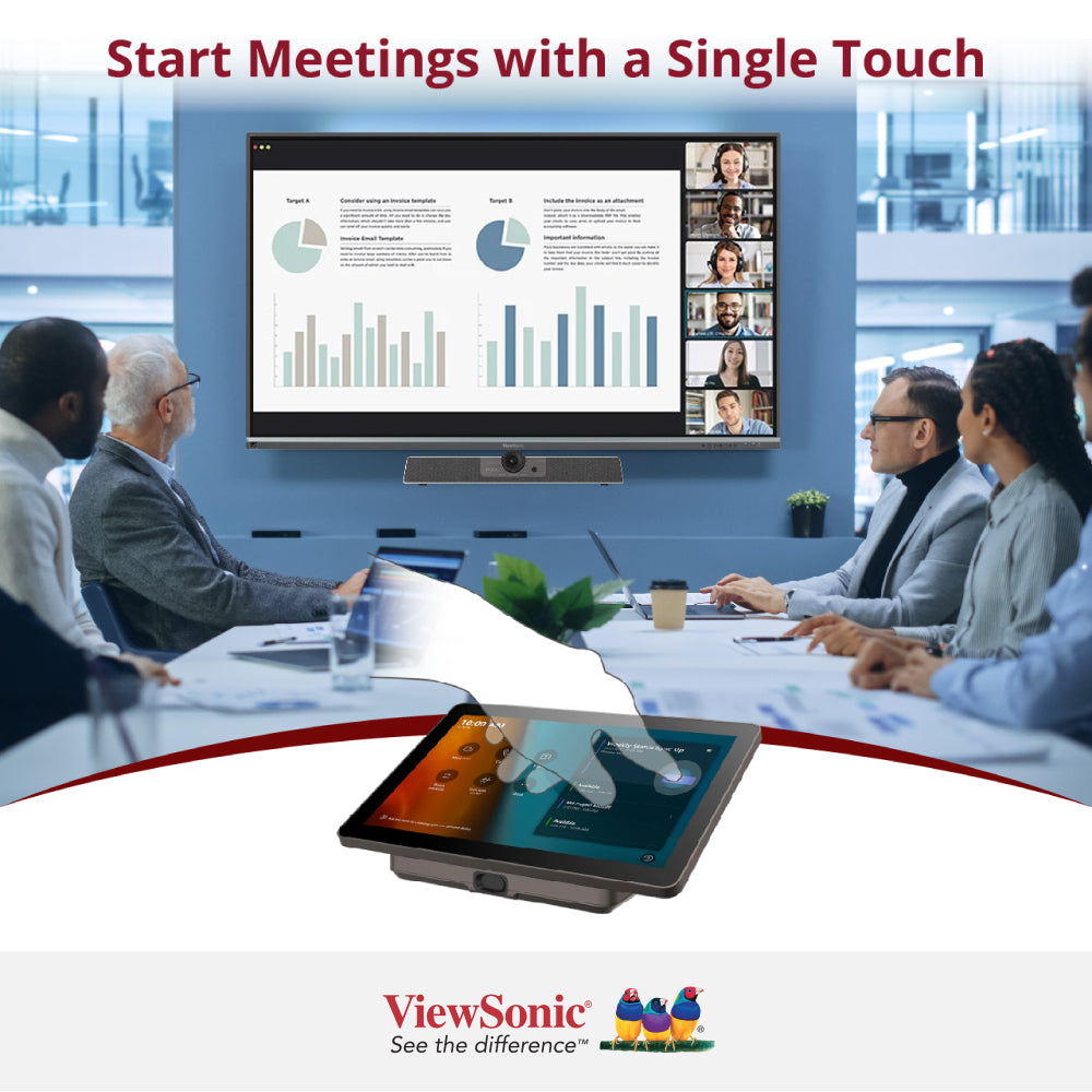 ViewSonic TRS10 Bundle for Microsoft Teams Rooms includes MPC310-W31-TU and MRC1010-TN