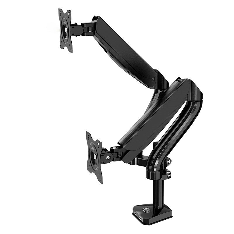 17-32 inch TV/Monitor stand full motion Gas Strut Dual arm Desktop FlexiMount, VESA compliant 75×75, 100×100 mm, loading 6-9 KG per arm