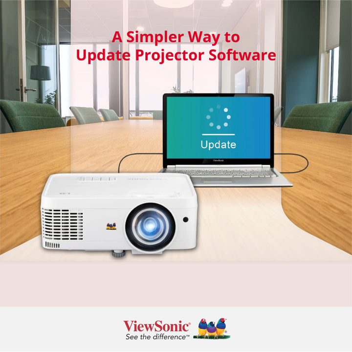 ViewSonic LSD300W-ST 3,300 ANSI Lumens WXGA Short Throw LED Projector