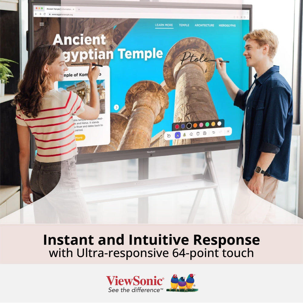 ViewSonic IFP41 Series 4K Android EDLA ViewBoard Interactive Display