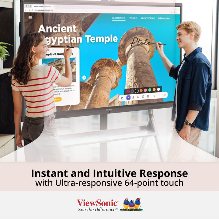 ViewSonic IFP41 Series 4K Android EDLA ViewBoard Interactive Display
