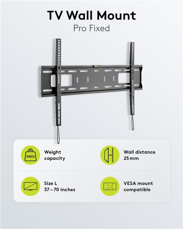 GOOBAY TV Wall Mount Pro Fixed L (37-70 Inch)