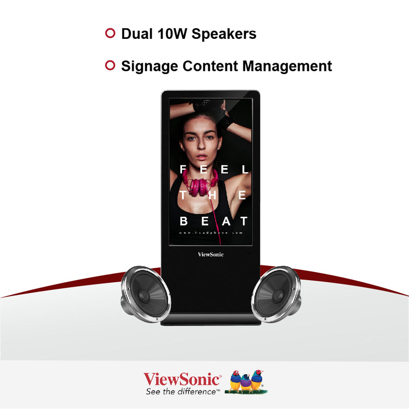 [PRE-ORDER] Viewsonic 55" All-in-One Digital ePoster - 3840 x 2160 Resolution, 400 cd/m2 Brightness, 16/7