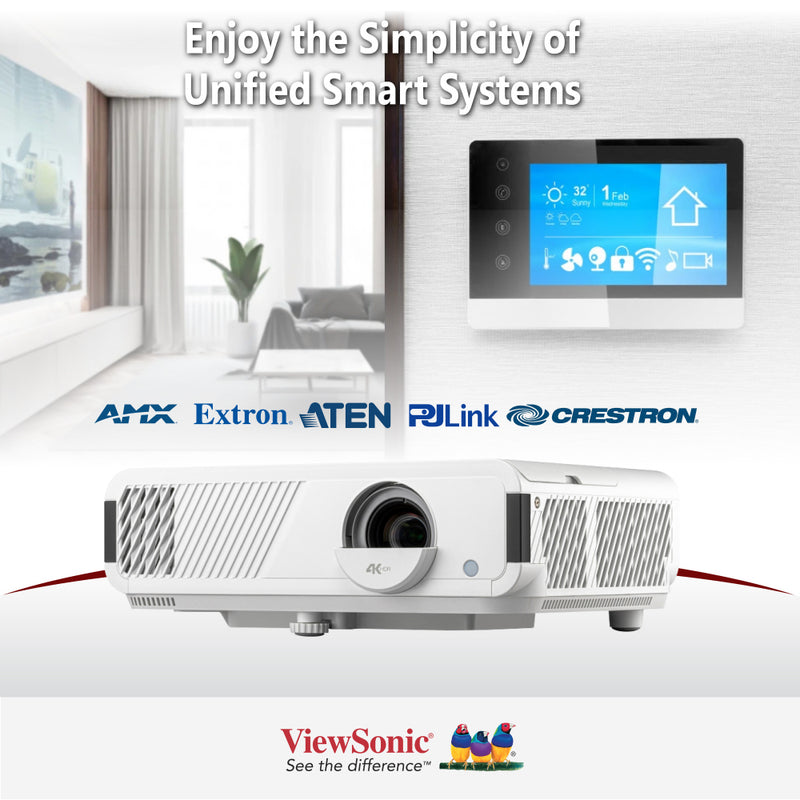 ViewSonic PX749-4K 4,000 ANSI Lumens 4.2ms 240Hz USB-C 4K Home Projector Designed for Xbox