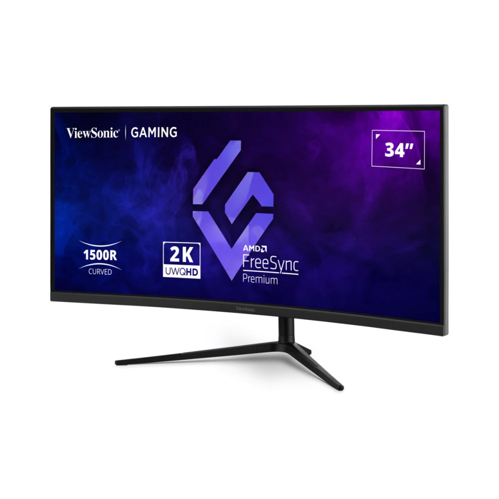 ViewSonic VX3418C-2K 34” UWQHD 180Hz Curved Gaming Monitor