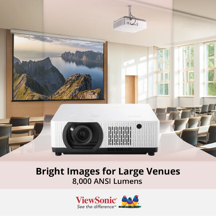 ViewSonic LSC801WU 8,000 ANSI Lumens WUXGA Laser Installation Projector