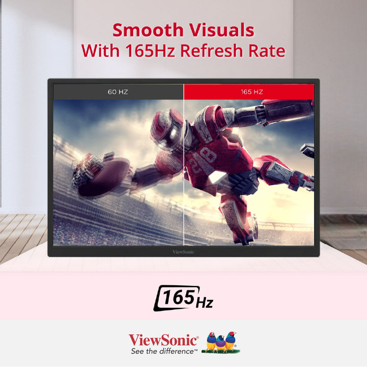 ViewSonic TD1617A-2K 16” WQXGA 165Hz Multi-Touch Portable Monitor with USB-C