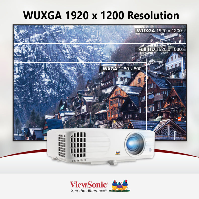 ViewSonic PG706WU 4000 ANSI Lumens WUXGA Office Projector 1920 x 1200