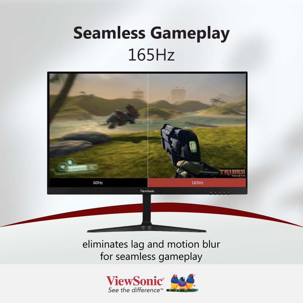 ViewSonic VX2418-P-MHD 24" 165Hz Full HD Gaming Monitor 1920 x 1080 1ms