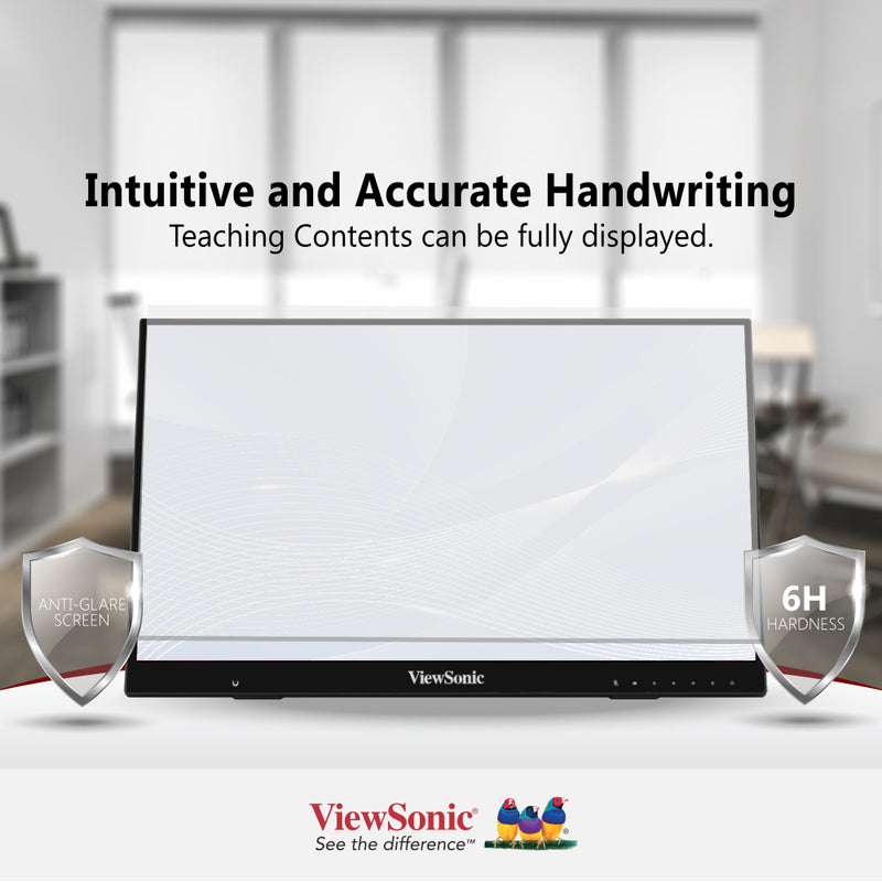 ViewSonic ID2456 24" Touch Monitor with MPP2.0 Active Pen - 1920 x 1080