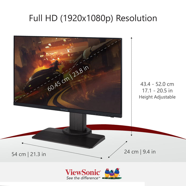ViewSonic XG2431 24" 240 Hz IPS Gaming Monitor 1920 x 1080