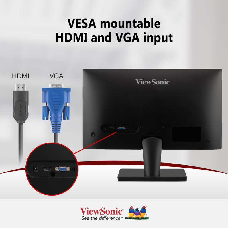 ViewSonic VA2215-H 22" Full HD Monitor - 1920 x 1080, 75 Hz, HDMI/VGA