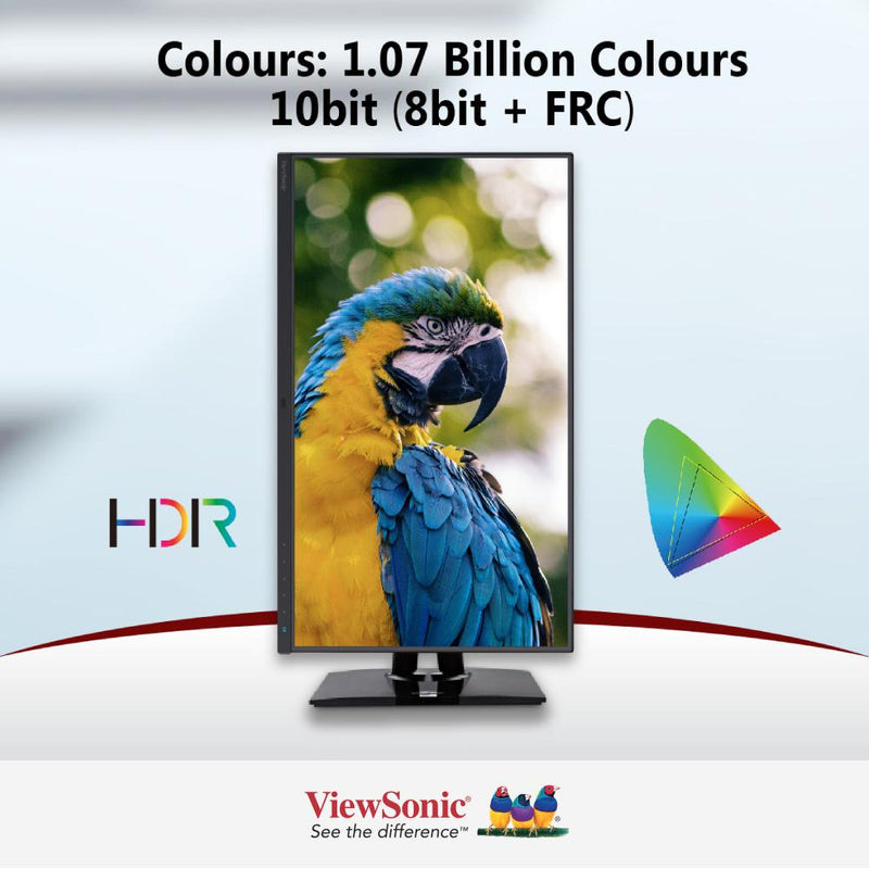 ViewSonic VP2785-4K 27" 100% Adobe RGB Monitor 3840 x 2160, HDR10, USB-C